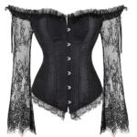 corset gothique noir intégral et laçage dorsal corset gothique noir intégral et laçage dorsal