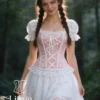 Bustier rose et blanc princesse Light Fairy (face) Bustier rose et blanc princesse Light Fairy (face)