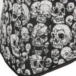 Corset punk gothique à têtes de mort détails des motis Corset punk gothique à têtes de mort détails des motis