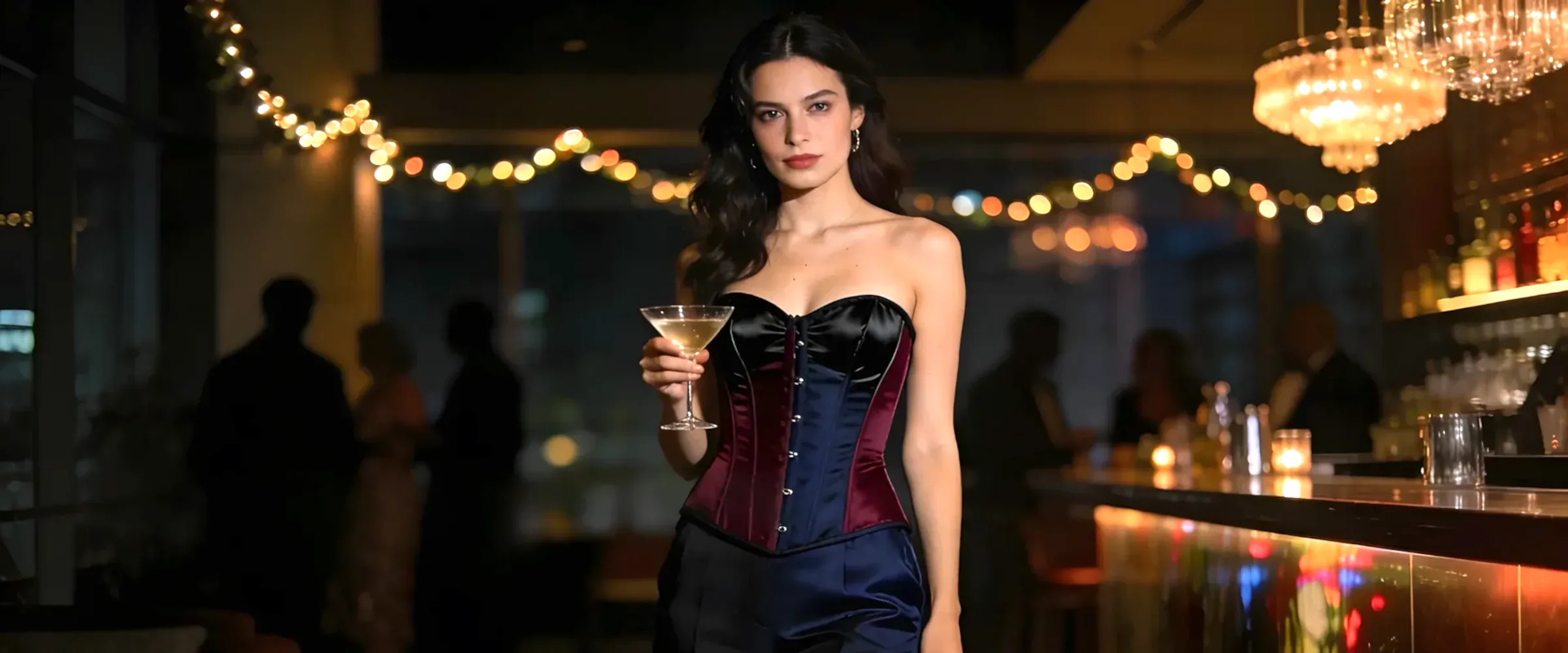 couverture chic et soiree2 Corset noir élégant Désirée