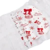 Corset de Noël blanc à motifs Merry Christmas (4) Corset de Noël blanc à motifs Merry Christmas