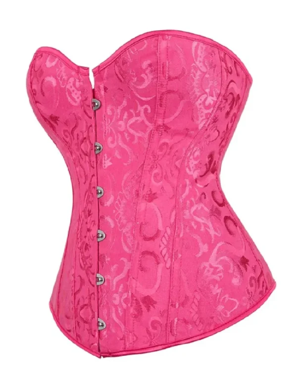 Corset de soirée rose fuchsia