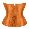 Corset en satin cuivre (2) Corset en satin cuivre
