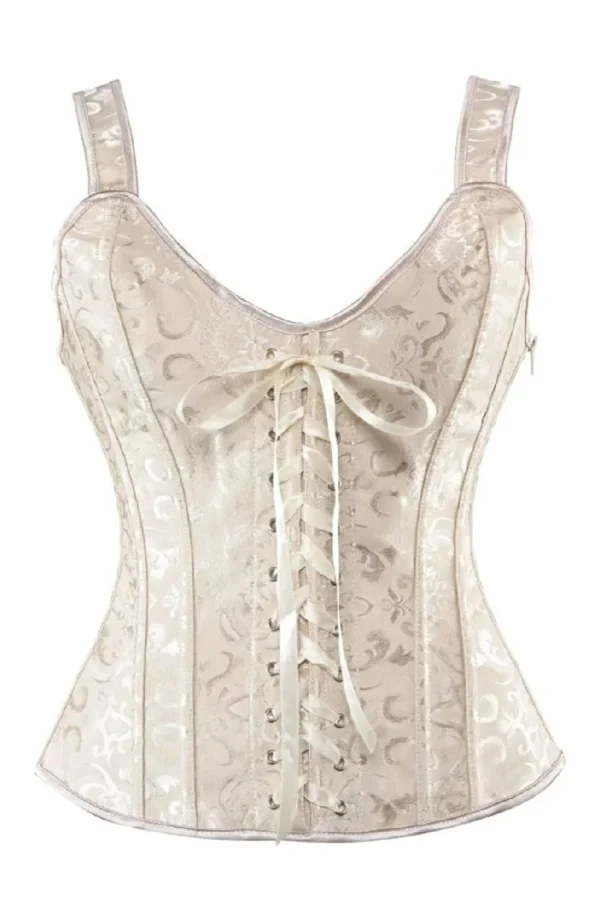 Corset ivoire à bretelles confortables