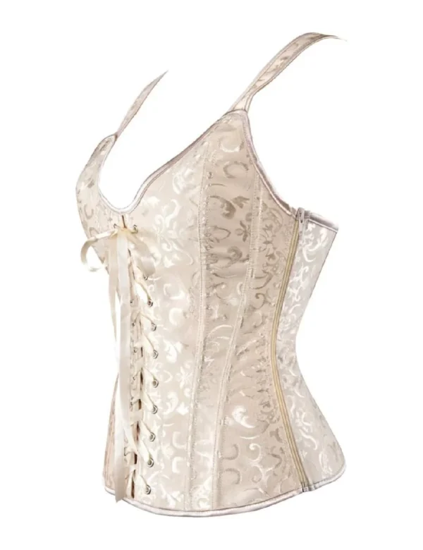 Corset ivoire à bretelles confortables