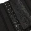 Corset noir baroque à fermeture latérale (4) Corset noir baroque à fermeture latérale