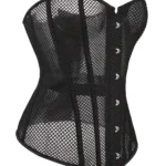 Corset noir en résille