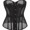 Corset noir en résille (3) Corset noir en résille
