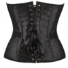 Corset noir en résille (4) Corset noir en résille