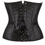 Corset noir en résille