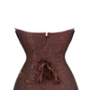 Corset steampunk brun cuivré à chaînes (6) Corset steampunk brun cuivré à chaînes