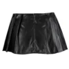Ensemble corset et jupe simili cuir noir (2) Ensemble corset et jupe simili cuir noir
