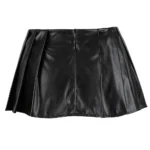 Ensemble corset et jupe simili cuir noir (2) Ensemble corset et jupe simili cuir noir