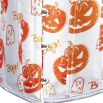 Corset blanc à motifs citrouilles Halloween (2) Corset blanc à motifs citrouilles Halloween